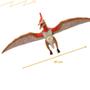 Imagem de Brinquedo Dinossauro Pterossauro voador em vinil com Som