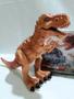 Imagem de Brinquedo Dinossauro T-rex Solta Fumaça Anda, Com Luz E Som Brinquedo