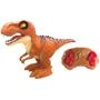 Imagem de Brinquedo Dinossauro Tiranossauro Rex Anda com Luz e Som Controle Remoto Jurassic Fun Boneco - BR1461