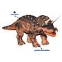 Imagem de Brinquedo Dinossauro Triceratops Grande Articulado c/ Som Realista Miniatura Macio Atóxico de Vinil