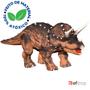 Imagem de Brinquedo Dinossauro Triceratops Grande Articulado c/ Som Realista Miniatura Macio Atóxico de Vinil