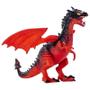 Imagem de Brinquedo Dragão Articulado Mundo Medieval Asas Flexíveis - Dragão De Brinquedo Mundo Medieval Infantil 16cm - PANAMI
