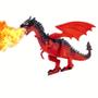 Imagem de Brinquedo Dragão Articulado Mundo Medieval Asas Flexíveis - Dragão De Brinquedo Mundo Medieval Infantil 16cm - PANAMI