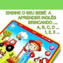 Imagem de Brinquedo Educacional Inglês Tablet Infantil Multi Função