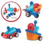 Imagem de Brinquedo Educativo 1-2-3 Build it! - Carro, Barco e Avião (15 Peças)