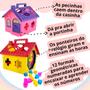 Imagem de Brinquedo educativo amor de casinha com 12 formas geométricas infantil