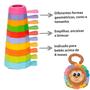 Imagem de Brinquedo Educativo Bebês 1 ano Empilha Baby Macaco