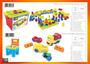 Imagem de Brinquedo educativo Brinkadeira Carros cadeira blocos MK199 DISMAT
