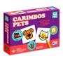 Imagem de Brinquedo Educativo Carimbos Pets Com Giz De Cera Nig