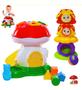 Imagem de Brinquedo Educativo Cogumelo Casinha Peças Encaixe  Torre Joaninha