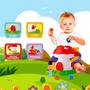 Imagem de Brinquedo Educativo Cogumelo Casinha Peças Encaixe  Torre Joaninha