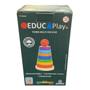 Imagem de Brinquedo Educativo de Madeira Torre de Cores e Formas Multi Encaixe EducaPlay - Polibrinq