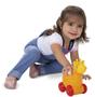 Imagem de Brinquedo Educativo Infantil com chocalho Baby Fofo Girafa Mercotoys