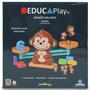 Imagem de Brinquedo Educativo Jogo Balança Numérica Matemática Macaco - POLIBRINQ