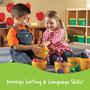 Imagem de Brinquedo Educativo Learning Resources: Conjunto de Classificação de Cores do Mercado do Fazendeiro (30 Peças)