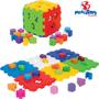 Imagem de Brinquedo Educativo para Bebê Encaixar Montar Cubo Didático