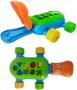 Imagem de Brinquedo Educativo Para Bebe Hipopótamo Didático Interativo Encaixe Formas Geometricas