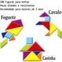 Imagem de Brinquedo Educativo Pedagogico Tangram Colorido 14 Peças