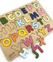 Imagem de Brinquedo educativo tabuleiro encaixe alfabeto mdf - mega impress