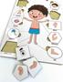 Imagem de Brinquedo educativo tabuleiro encaixe corpo humano menino mdf - mega impress