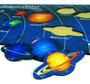 Imagem de Brinquedo educativo tabuleiro encaixe sistema solar mdf - mega impress
