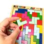 Imagem de Brinquedo Educativo Tabuleiro Mini Tetris Mdf - Mega Impress