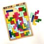 Imagem de Brinquedo Educativo Tabuleiro Mini Tetris Mdf - Mega Impress