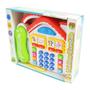 Imagem de Brinquedo Educativo Telefone Divertido Com Luz E Som DMT2961 - DM Toys