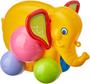 Imagem de Brinquedo Elefantinho de puxar Amiguinho da Floresta - Ref 215 Mercotoys