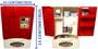 Imagem de Brinquedo Eletrodoméstico Geladeira Duplex Infantil Com Som E Luz - Acompanha Acessórios - Casa De Boneca Na Cozinha - Happy House
