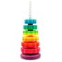 Imagem de Brinquedo Empilhável BYFWH Baby Spin Stack para Bebês de 1 a 3 Anos