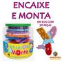 Imagem de Brinquedo Encaixe E Monta Didático Infantil Educativo 20 Pçs