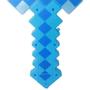 Imagem de Brinquedo Espada Pixel 58Cm Diamante Com Som E Luz À Pilha - Azul