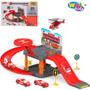 Imagem de Brinquedo Estacionamento/Garagem Bombeiro Com Carro + Acessórios 25 Peças - Wellkids 