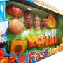 Imagem de Brinquedo Fast Food Infantil Lanches Doces 9008 - Braskit