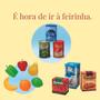 Imagem de Brinquedo Feirinha Infantil de Compras Cesta 13 itens