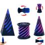 Imagem de Brinquedo Fidget Ajitxalr Impossible Cone Spiral - Pacote com 3 Unidades