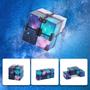 Imagem de Brinquedo Fidget Infinity Cool Cube STCENHAI azul celeste para crianças