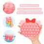 Imagem de Brinquedo Fidget Push Bubble ASONA para Meninas - Pacote com 4 Unidades