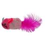 Imagem de Brinquedo Gato Pawise Rato Rosa com 100 Catnip  Estimula Instinto Natural e Diversão