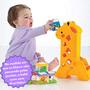 Imagem de Brinquedo Girafa com Blocos Animais Com Sons Infantil Sensorial Baby Bebê +6 meses Fisher Price Mattel - B4253