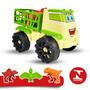 Imagem de Brinquedo Grande Caminhão Carrinho Reforçado Caçamba + Dinos