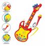 Imagem de Brinquedo Guitarra Musical Infantil Com Microfone Luz E Som