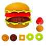 Imagem de Brinquedo Hambúrguer Fast Food Monta e Desmonta