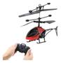 Imagem de Brinquedo Helicóptero Drone Recarregável Com Controle Remoto E Luz 3.5 Canal