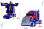 Imagem de Brinquedo Infantil Bate e Volta Caminhão Transformers Vira Robô 2 em 1 Carrinho Com Som e Luzes