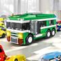 Imagem de Brinquedo Infantil Blocos de Montar Ônibus Verde 96 Peças