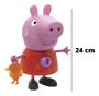 Imagem de Brinquedo Infantil Boneca Peppa Pig Gira Bolinha Elka Rosa