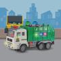 Imagem de Brinquedo Infantil Caminhão de Lixo Bate Volta Som e luzes