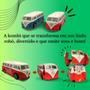 Imagem de Brinquedo infantil Carrinho Kombi Transformers Robô Colorido Menino